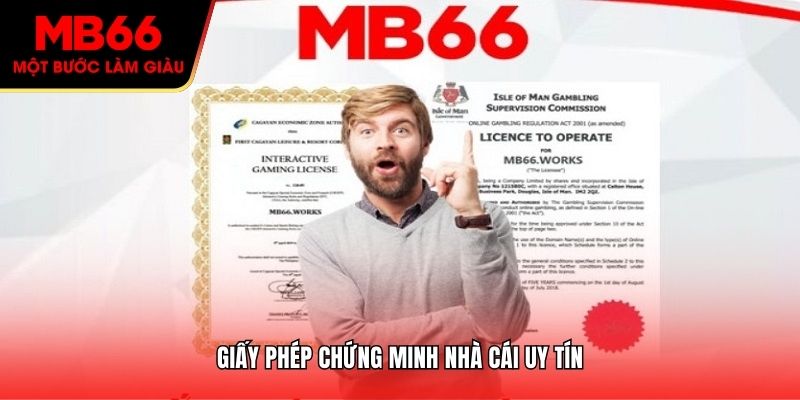 Giấy phép chứng minh nhà cái uy tín